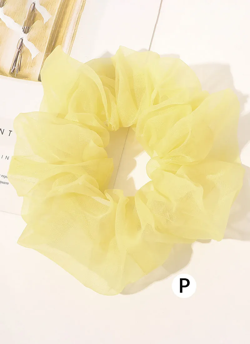 Minimalist Solid Scrunchie