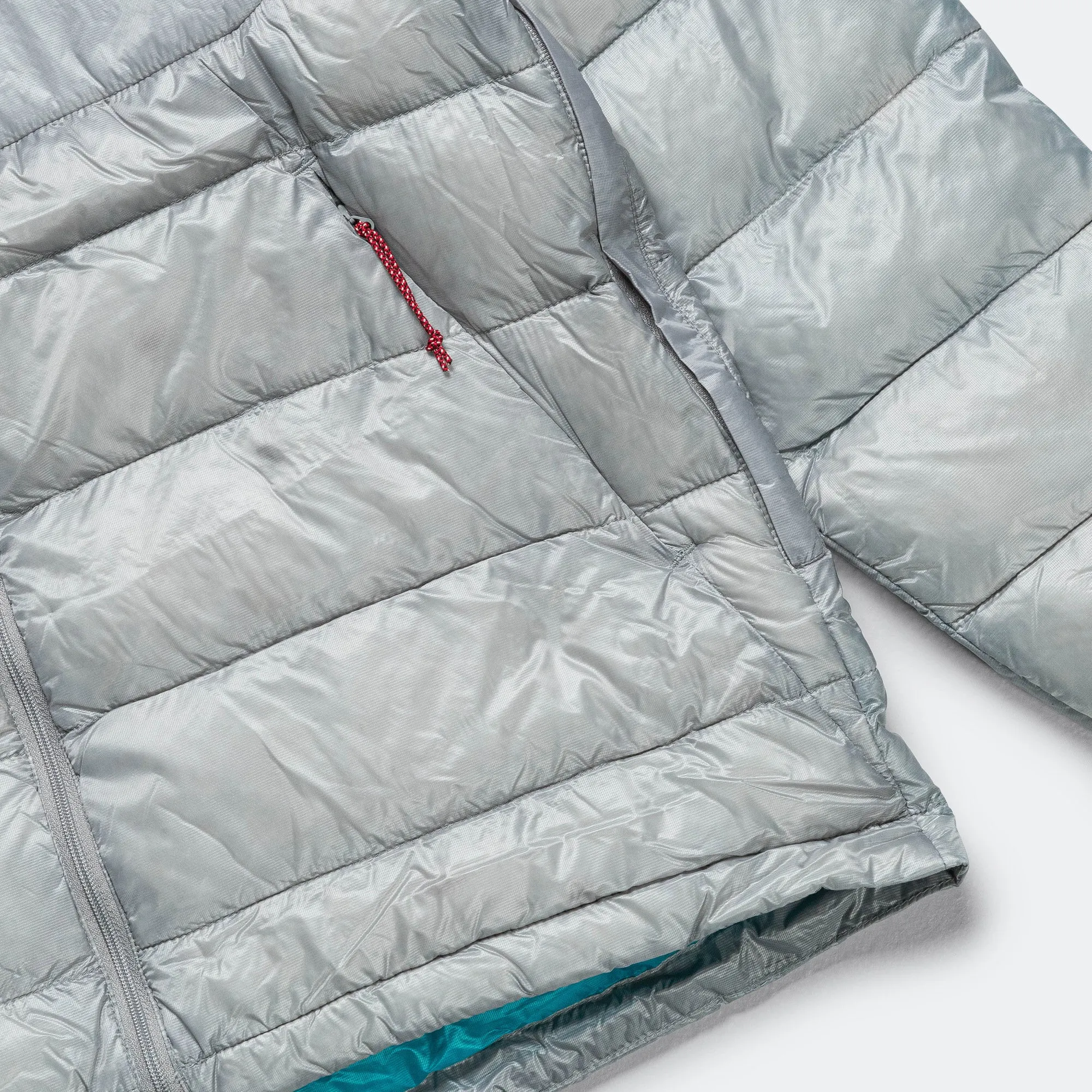 Minimarhythm Down Zip Blouson - Light Grey