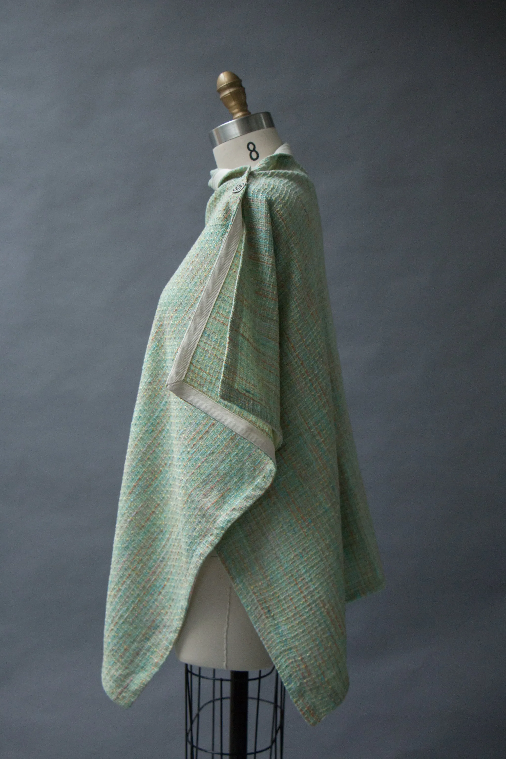 *Mint Green Handwoven Cotton Wrap  $175.00  (WR 0116J)