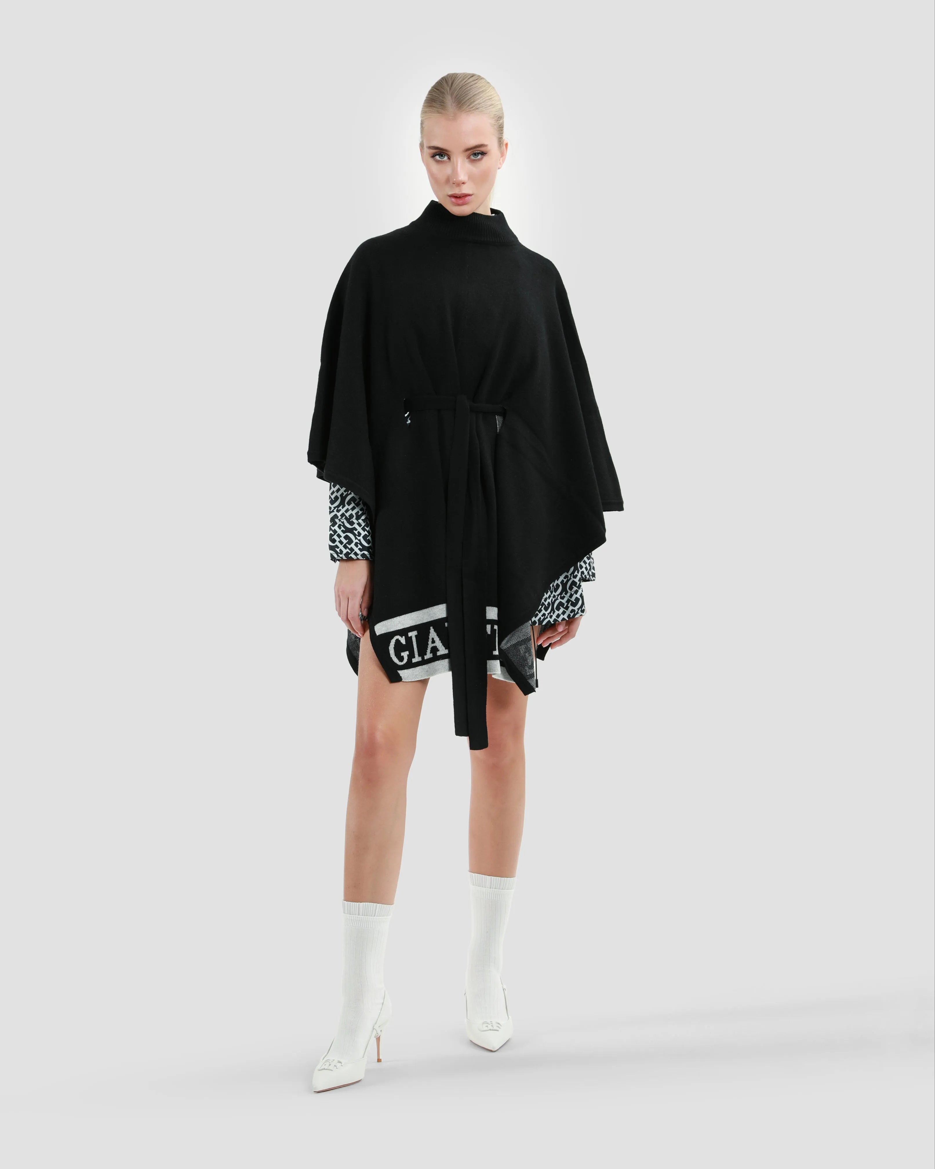 Monochrome Branding Poncho