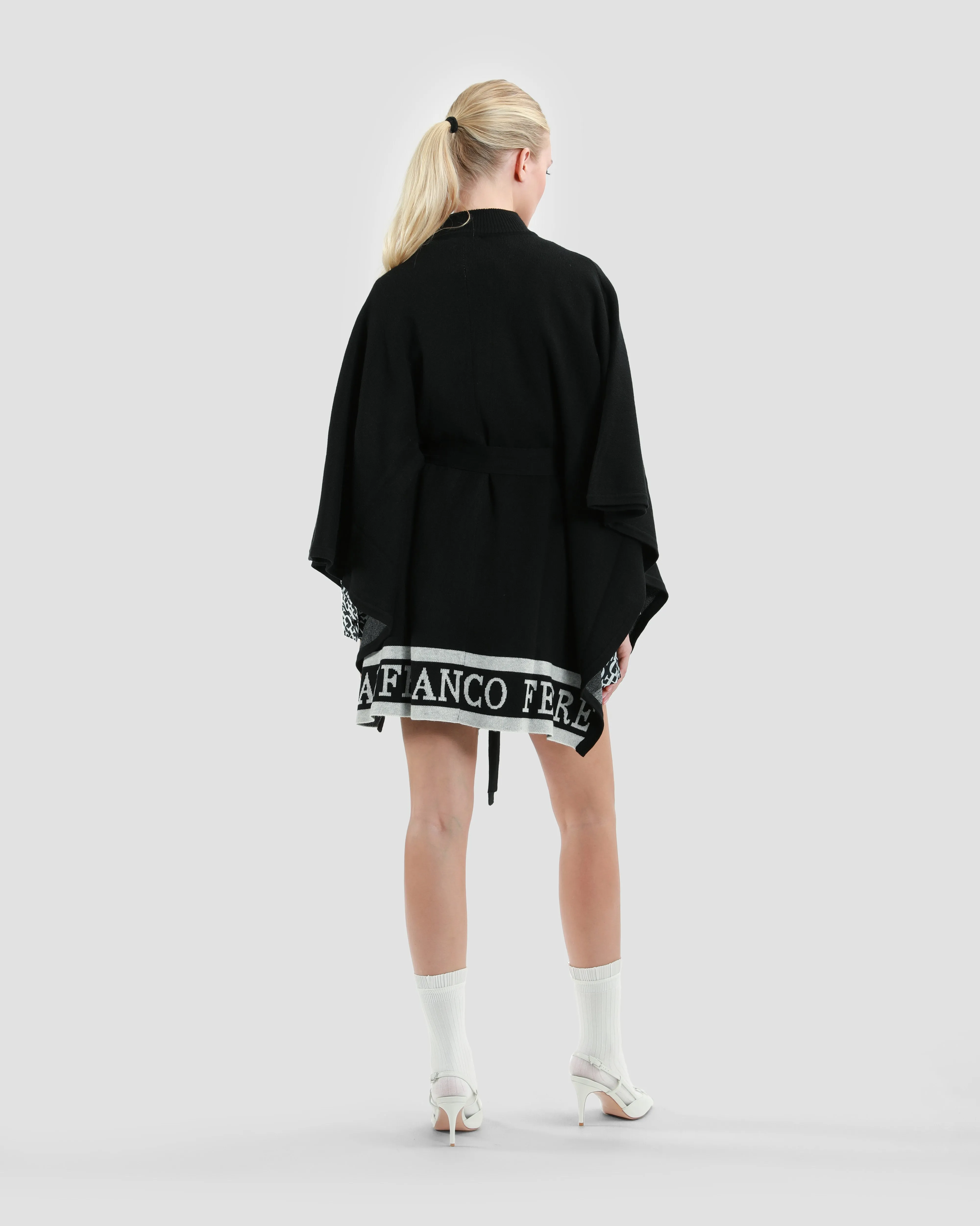 Monochrome Branding Poncho