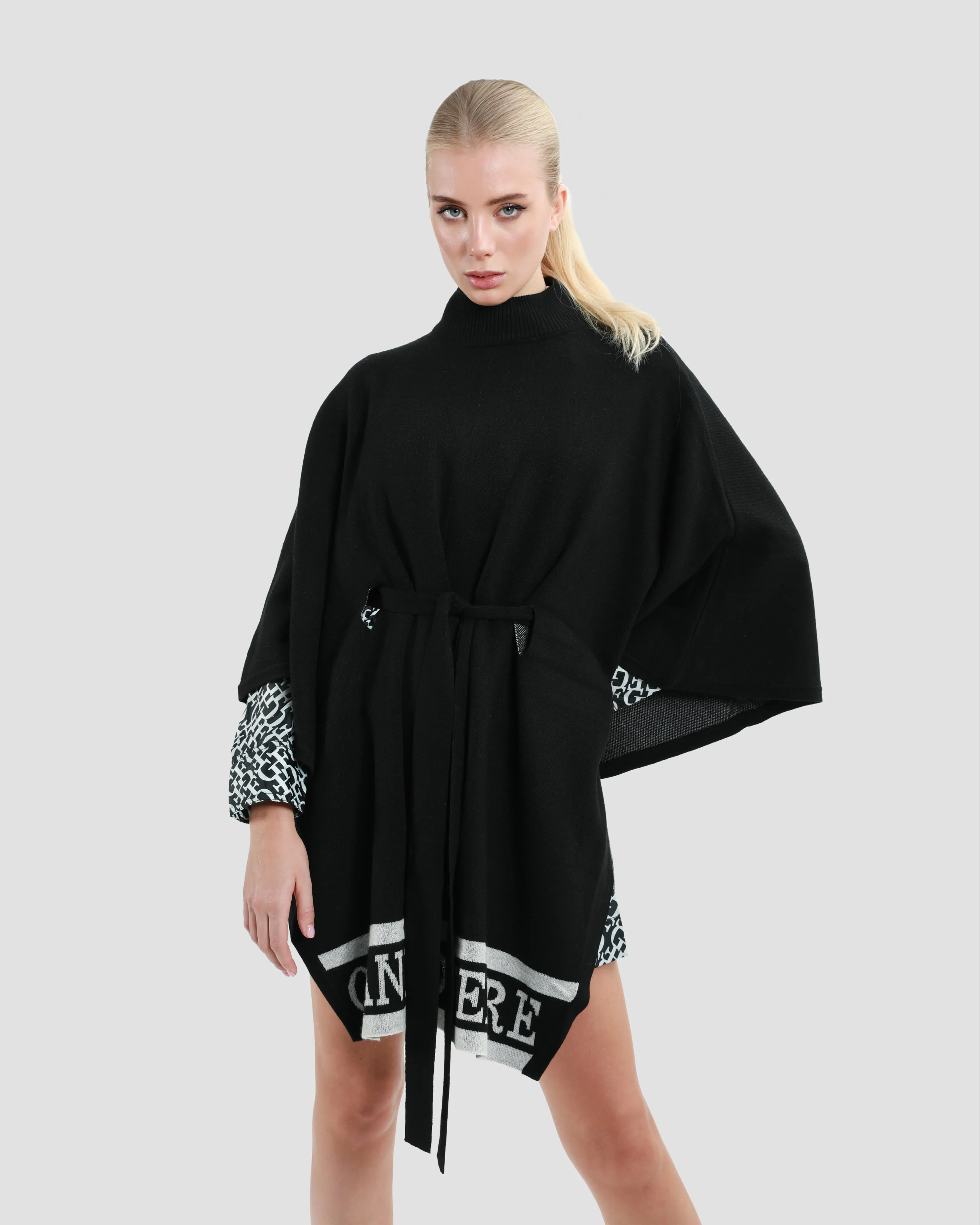 Monochrome Branding Poncho