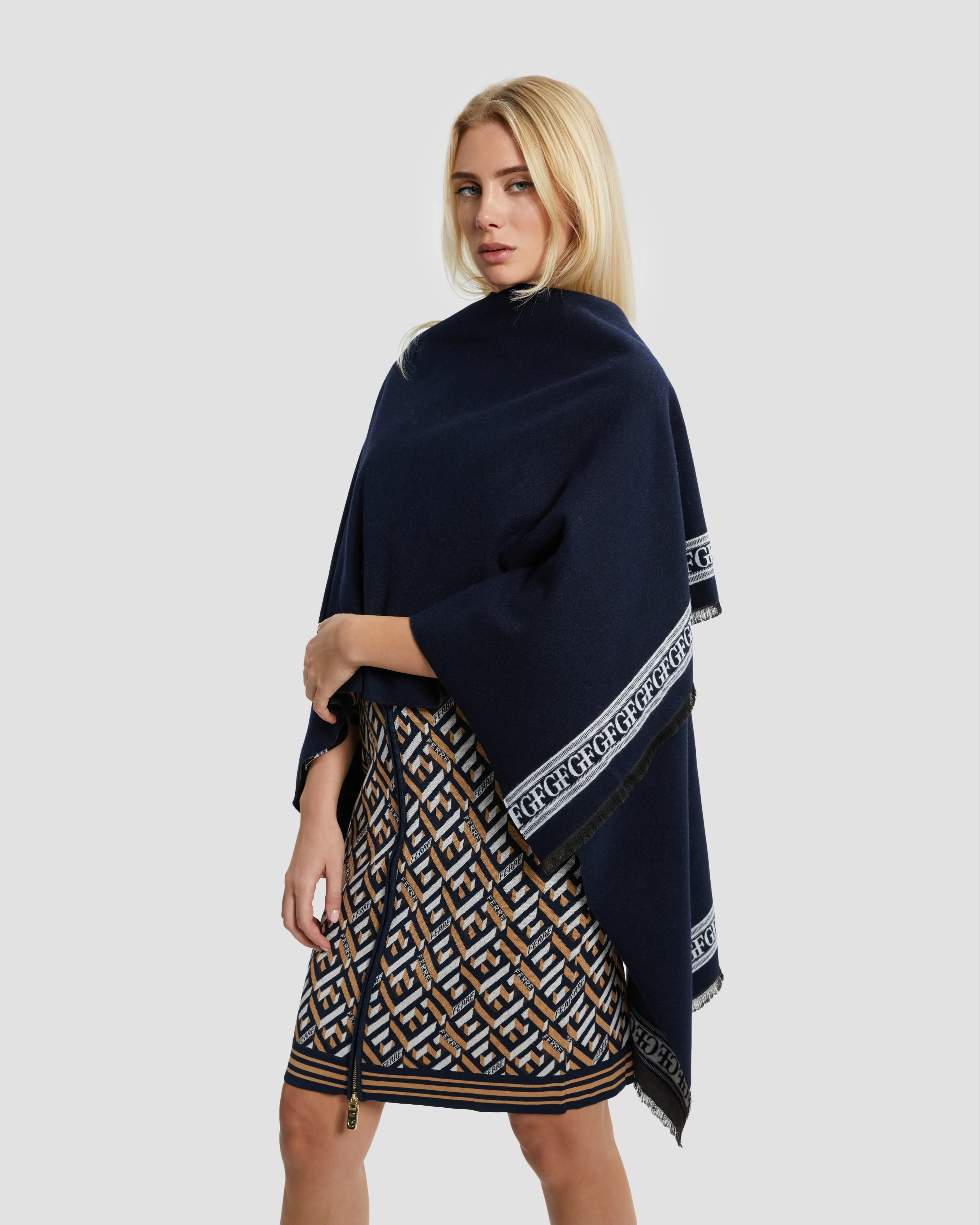 Monochrome Poncho