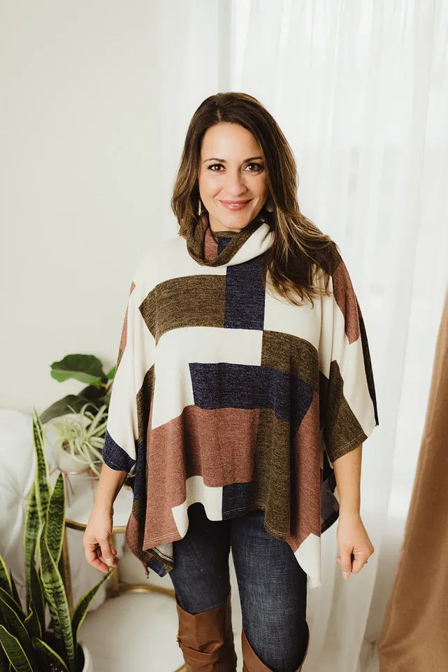 Multi Cowl Poncho