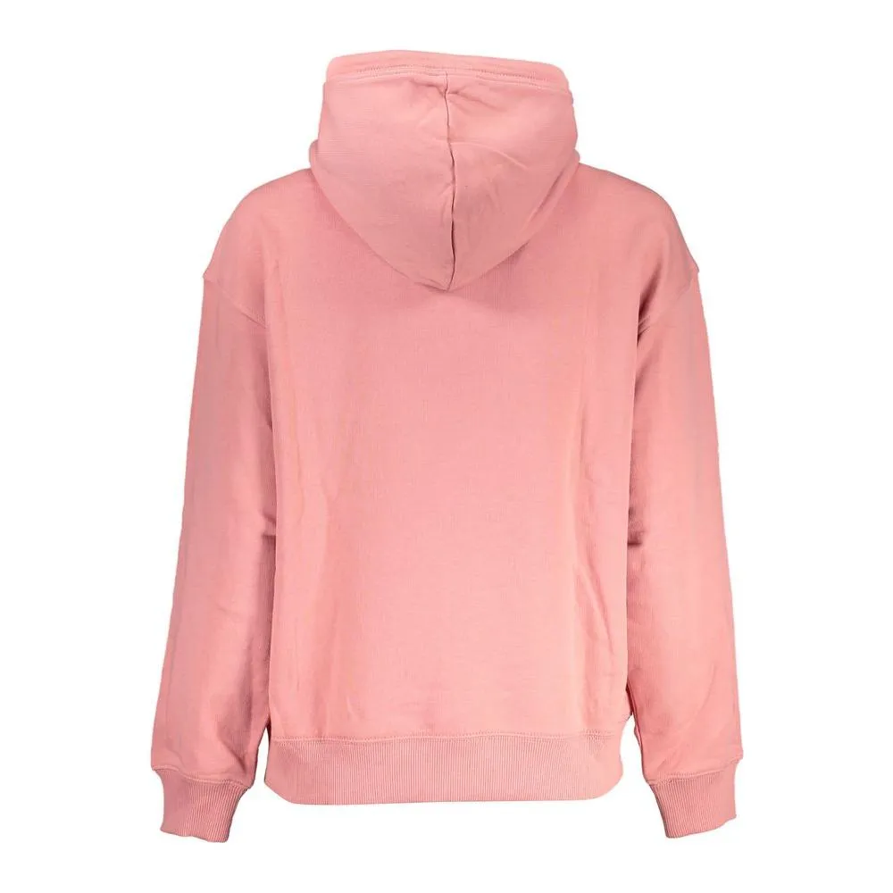 Napapijri Chic Pink Hooded Cotton Sweatshirt