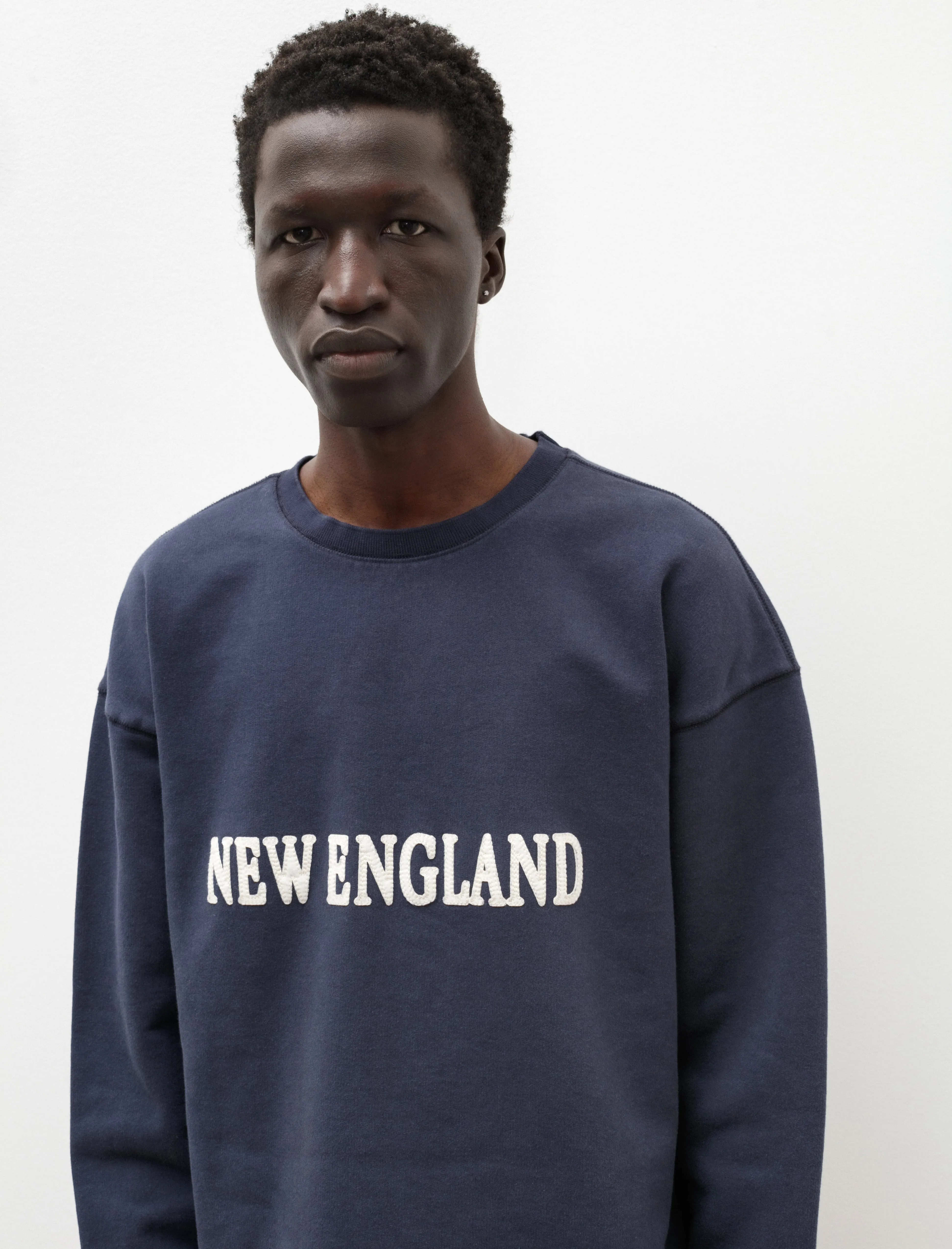 New England Crewneck Blue