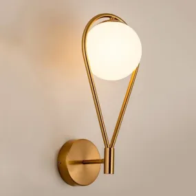 Nordic Minimalist LED Glass Ball Wall Lamp