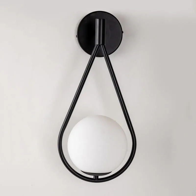 Nordic Minimalist LED Glass Ball Wall Lamp