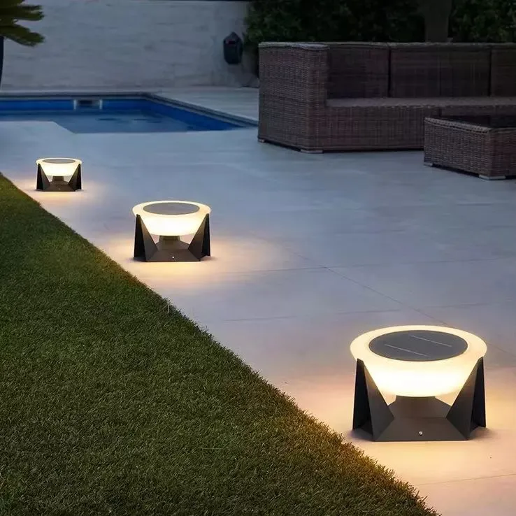 Outdoor Solar Floor Lamp