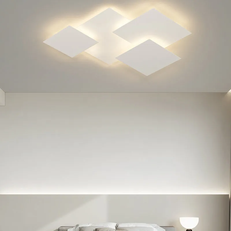 Overlapping Square Ceiling Light