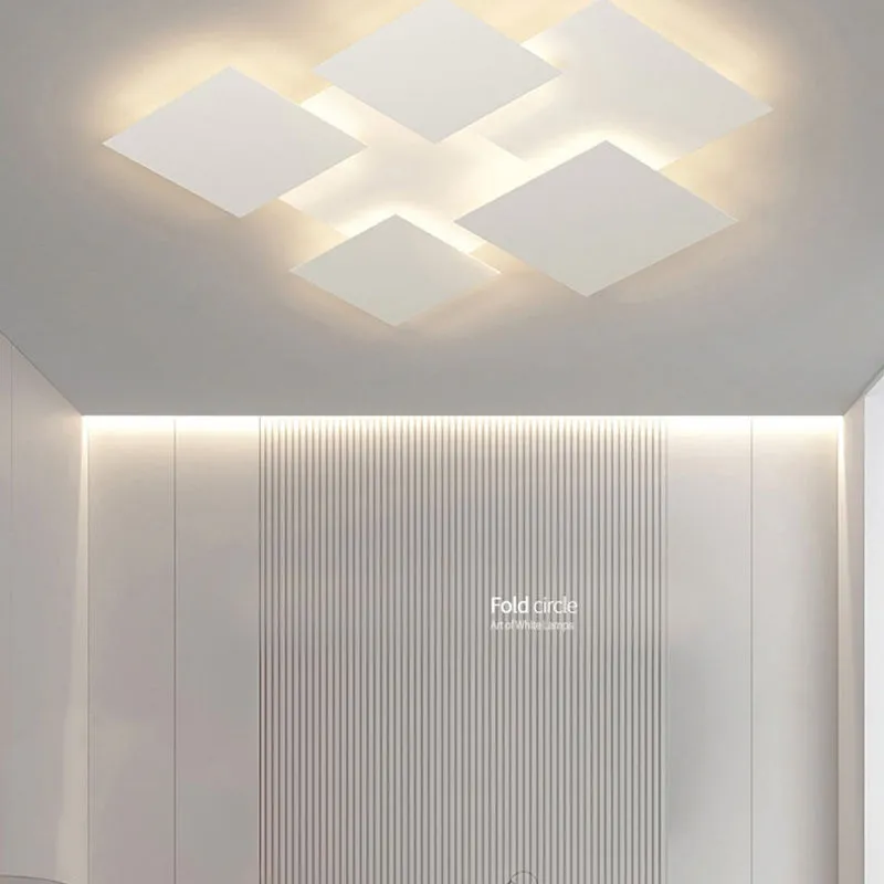 Overlapping Square Ceiling Light