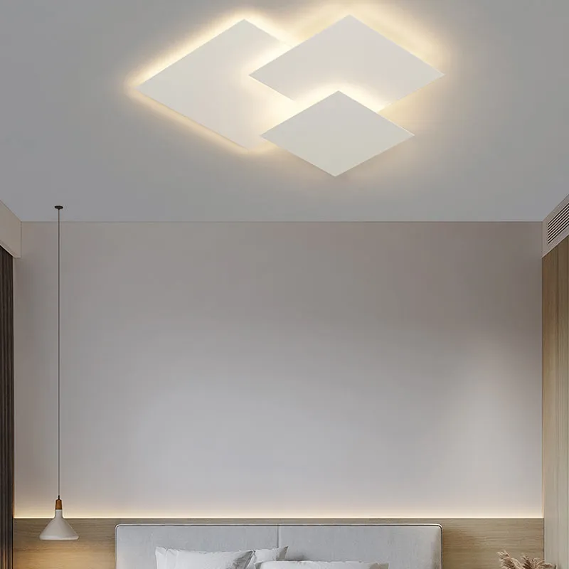 Overlapping Square Ceiling Light