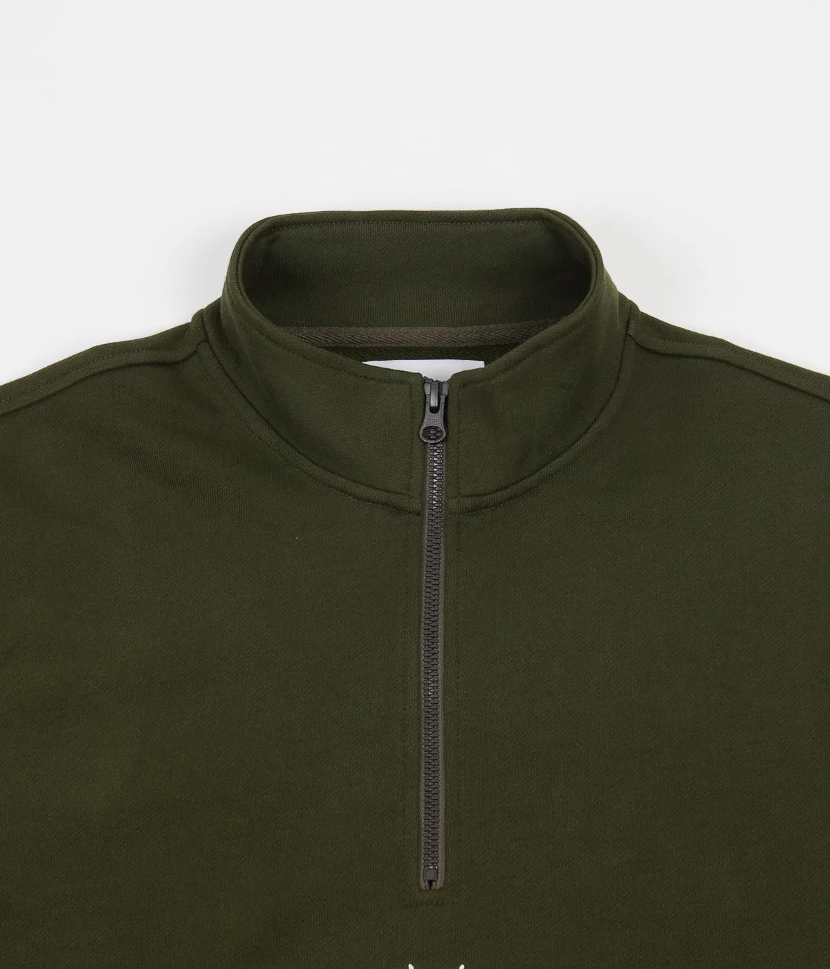 Parlez Jetty 1/4 Zip Sweatshirt - Khaki