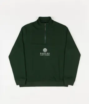 Parlez Purcel 1/4 Zip Sweatshirt - Forest