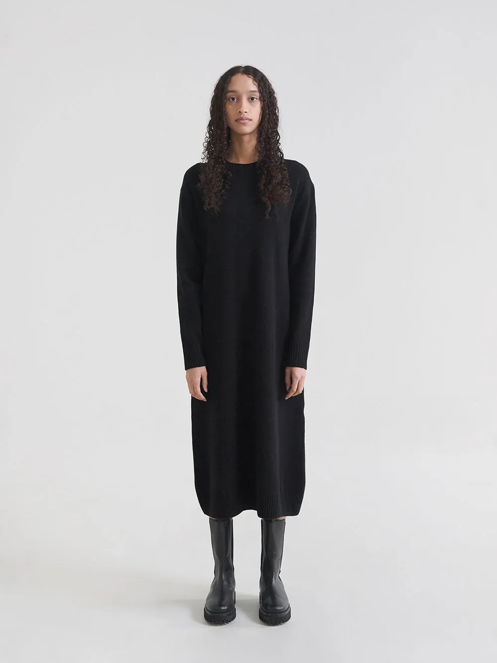 PAUL KNIT DRESS (BLACK)