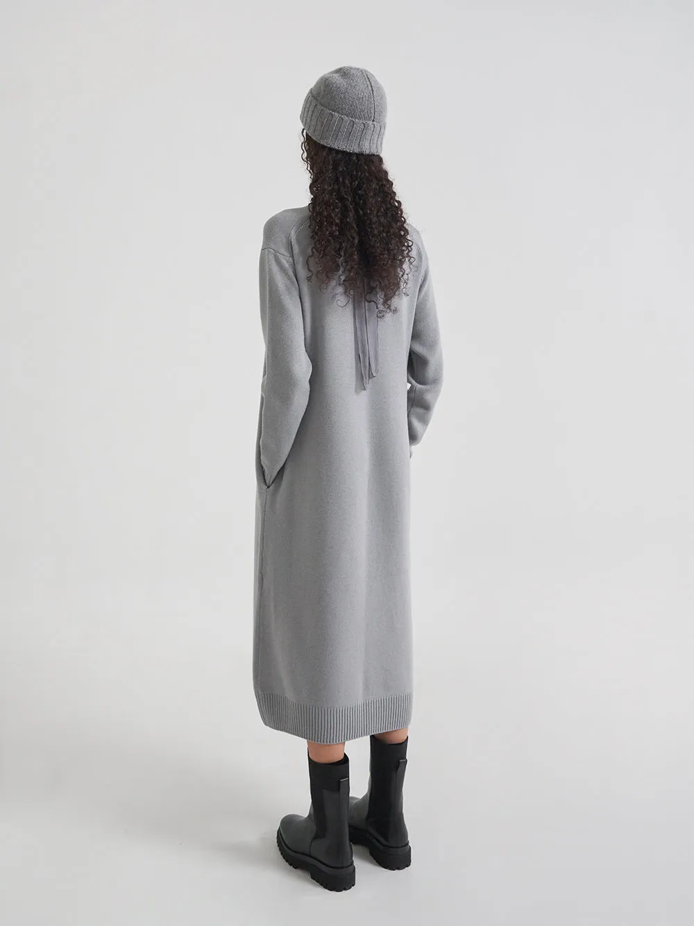 PAUL KNIT DRESS (FRENCH GREY)