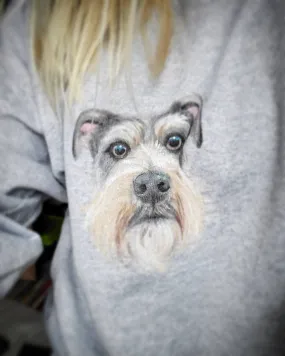 Pet Portrait T Shirt Sweatshirt - Custom Clothing