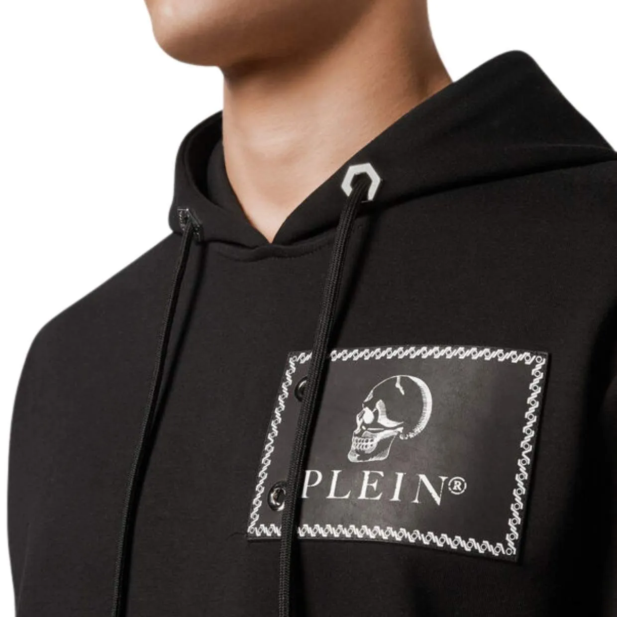 Philipp Plein Skull Patch Hoodie