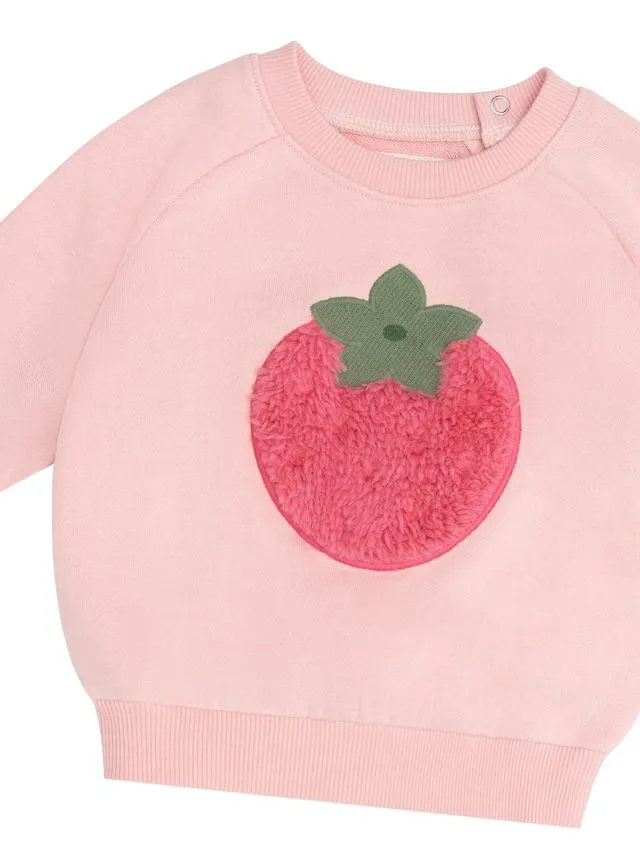 Pink Furberry Sweatshirt