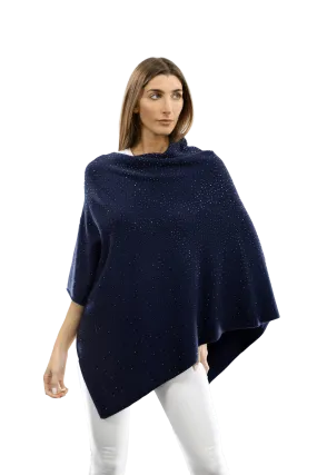 Poncho with Embellishments all Around