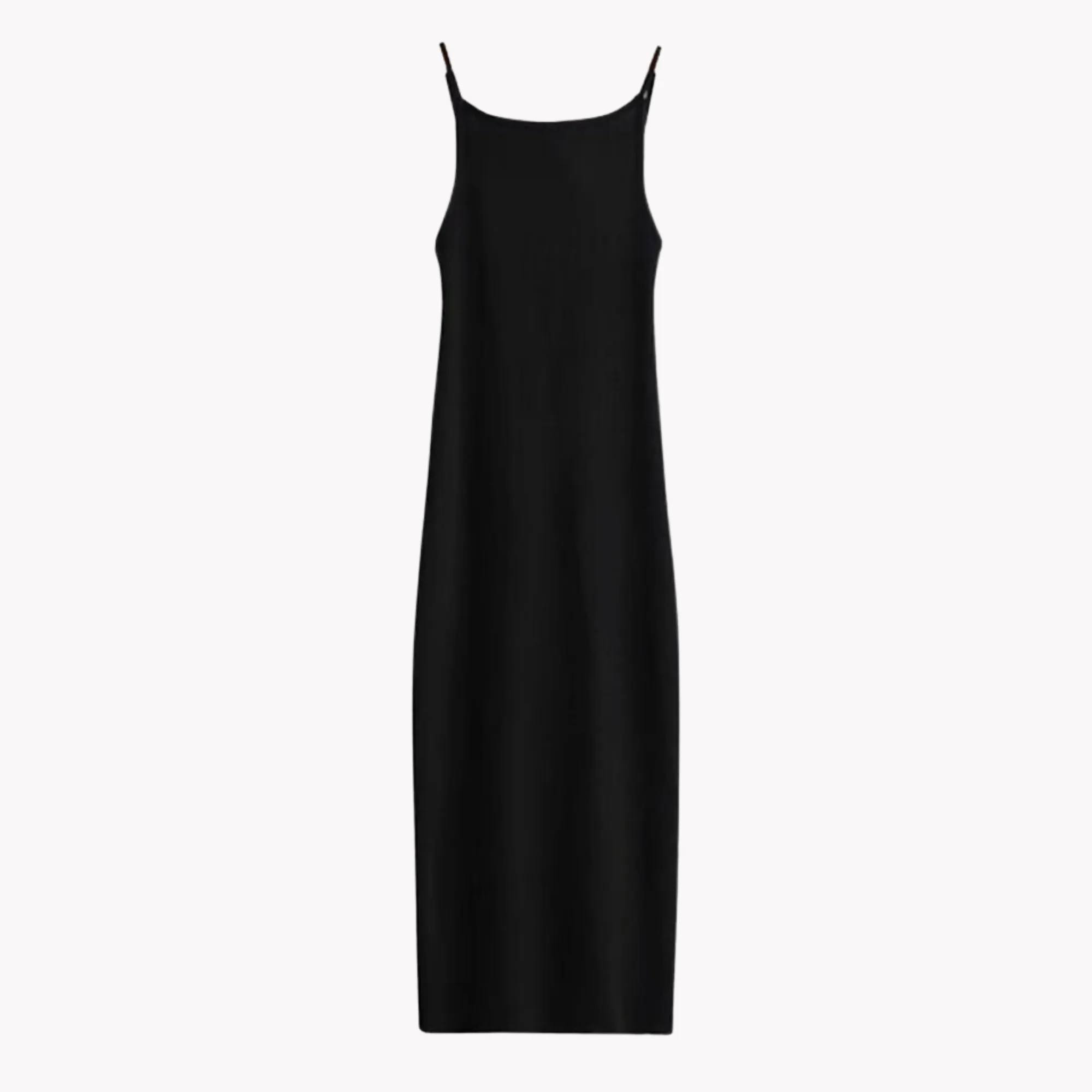 Pre Order:  Fitted Knit Midi Backless Dress