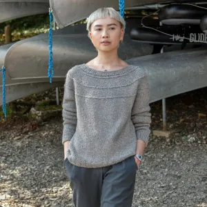 Purls of Wisdom Sweater Kit (&Make Aran) - Solid