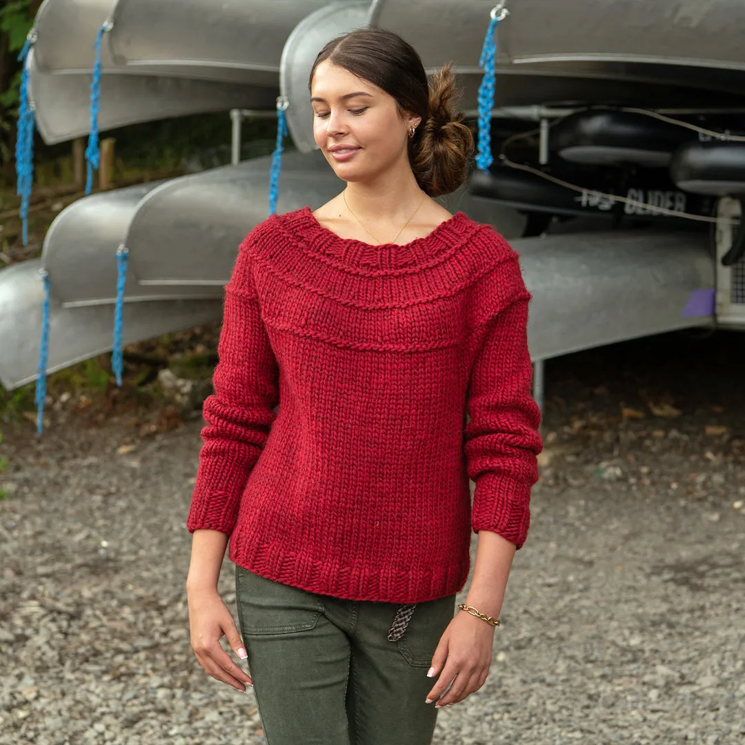 Purls of Wisdom Sweater Kit (&Make Super Bulky) - Solid