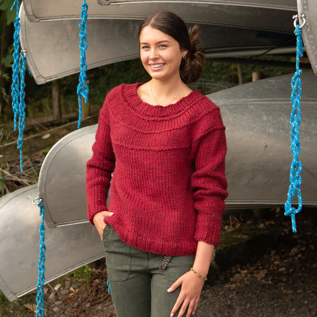 Purls of Wisdom Sweater Kit (&Make Super Bulky) - Solid