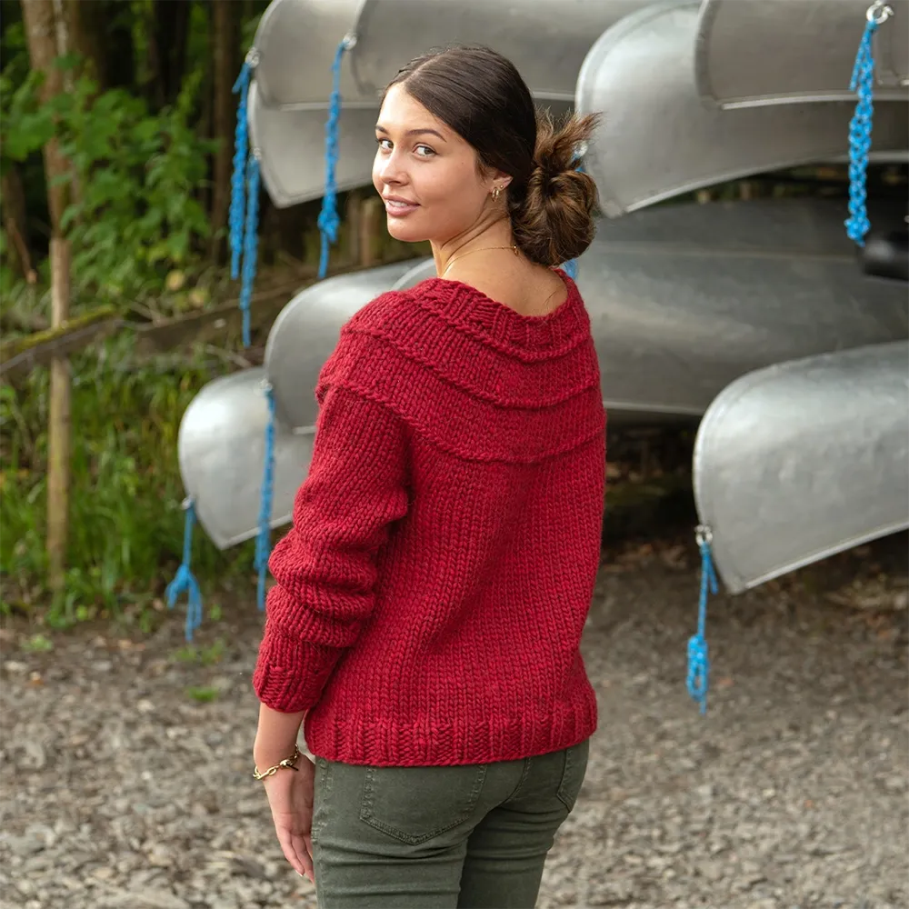 Purls of Wisdom Sweater Kit (&Make Super Bulky) - Solid