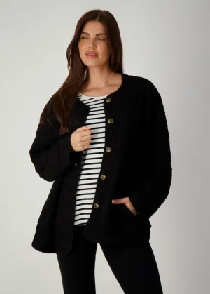 Quincy Quilted Bamboo Oversized Jacket