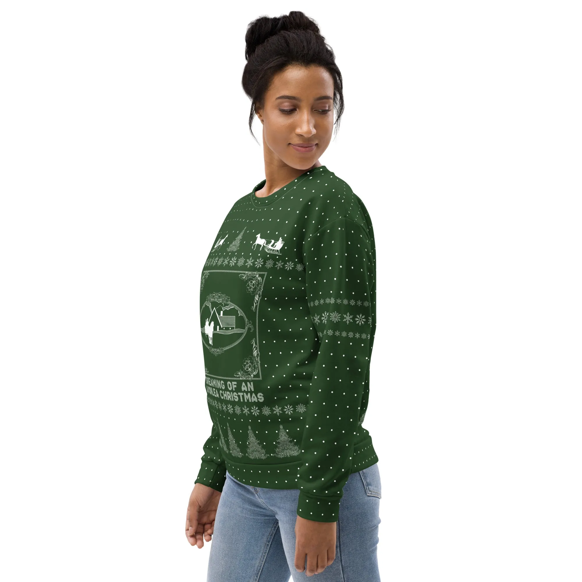 "Green Gables" Green Holiday Sweatshirt