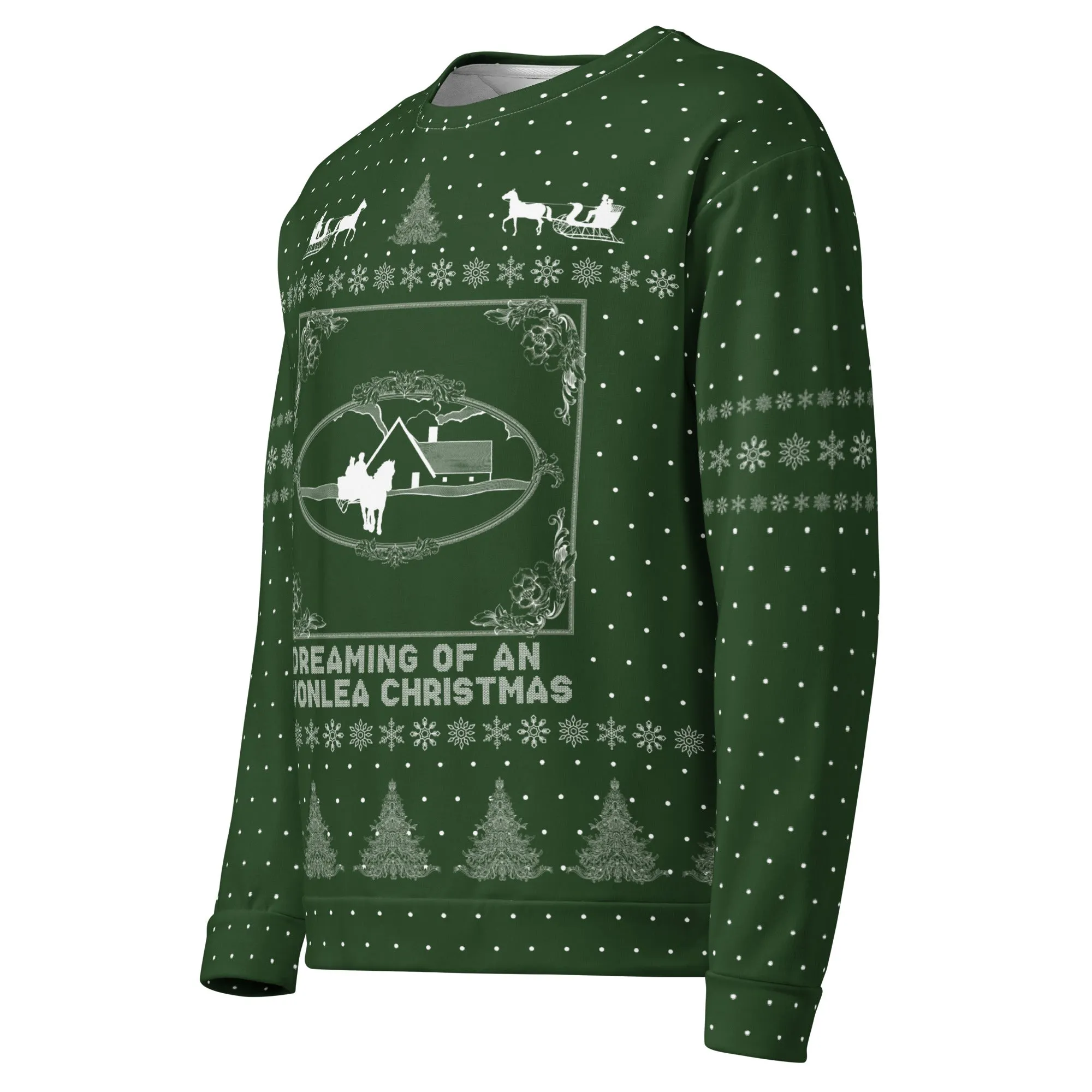 "Green Gables" Green Holiday Sweatshirt