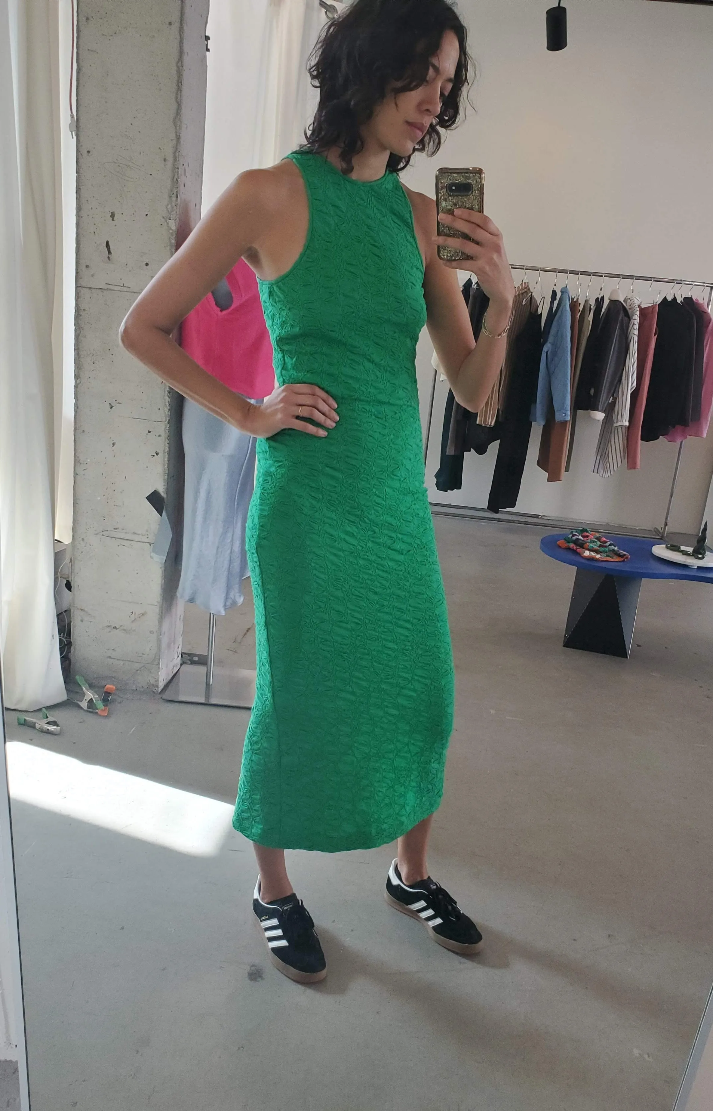 Racerback Maxi Dress - Jade