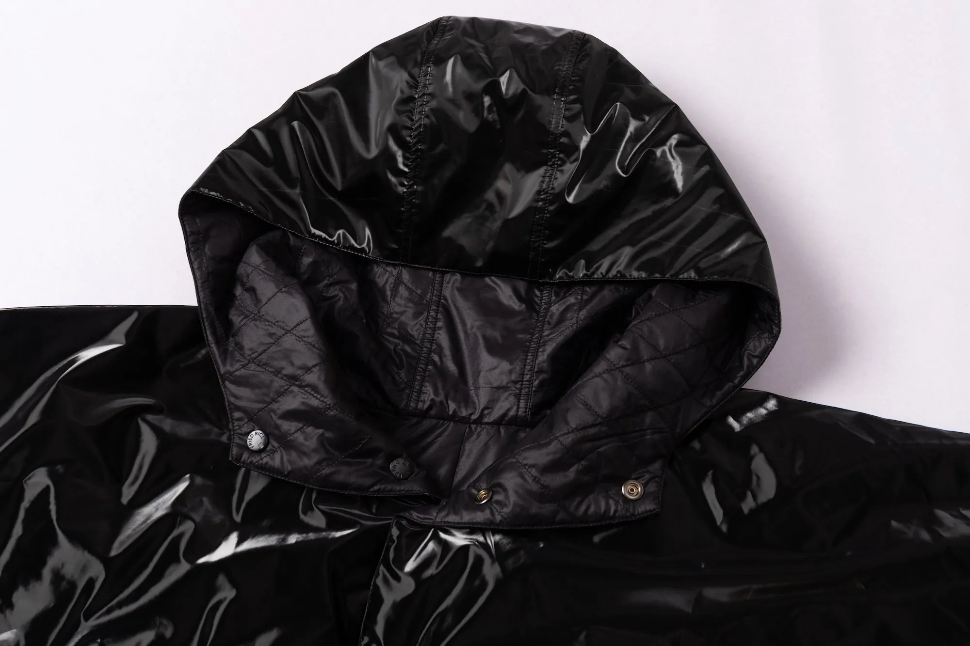 Reversible Hooded Down Poncho