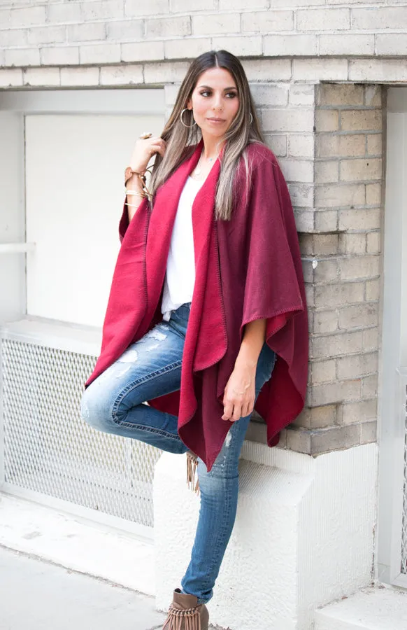 Reversible Poncho | 5 Colors