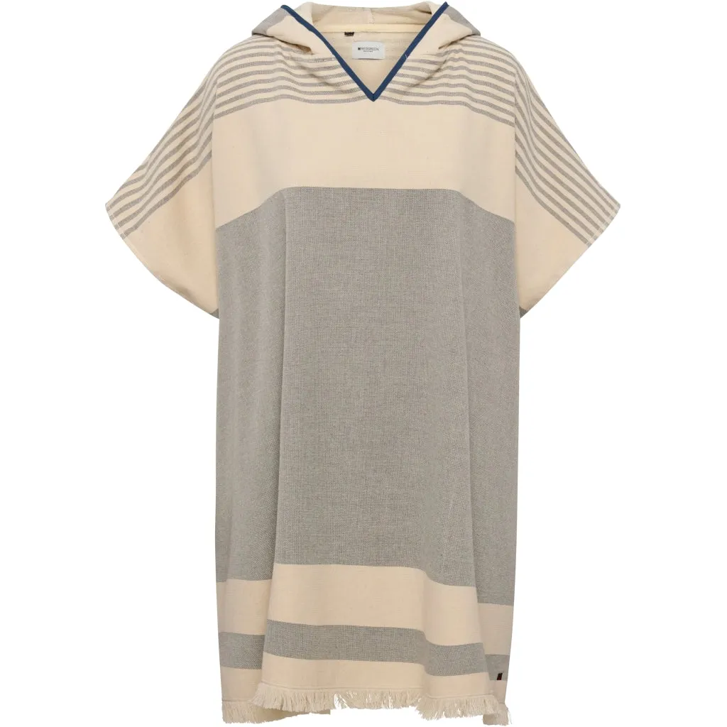 Rinna Poncho - Navy Stripe