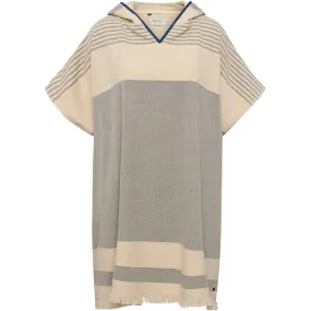 Rinna Poncho - Navy Stripe