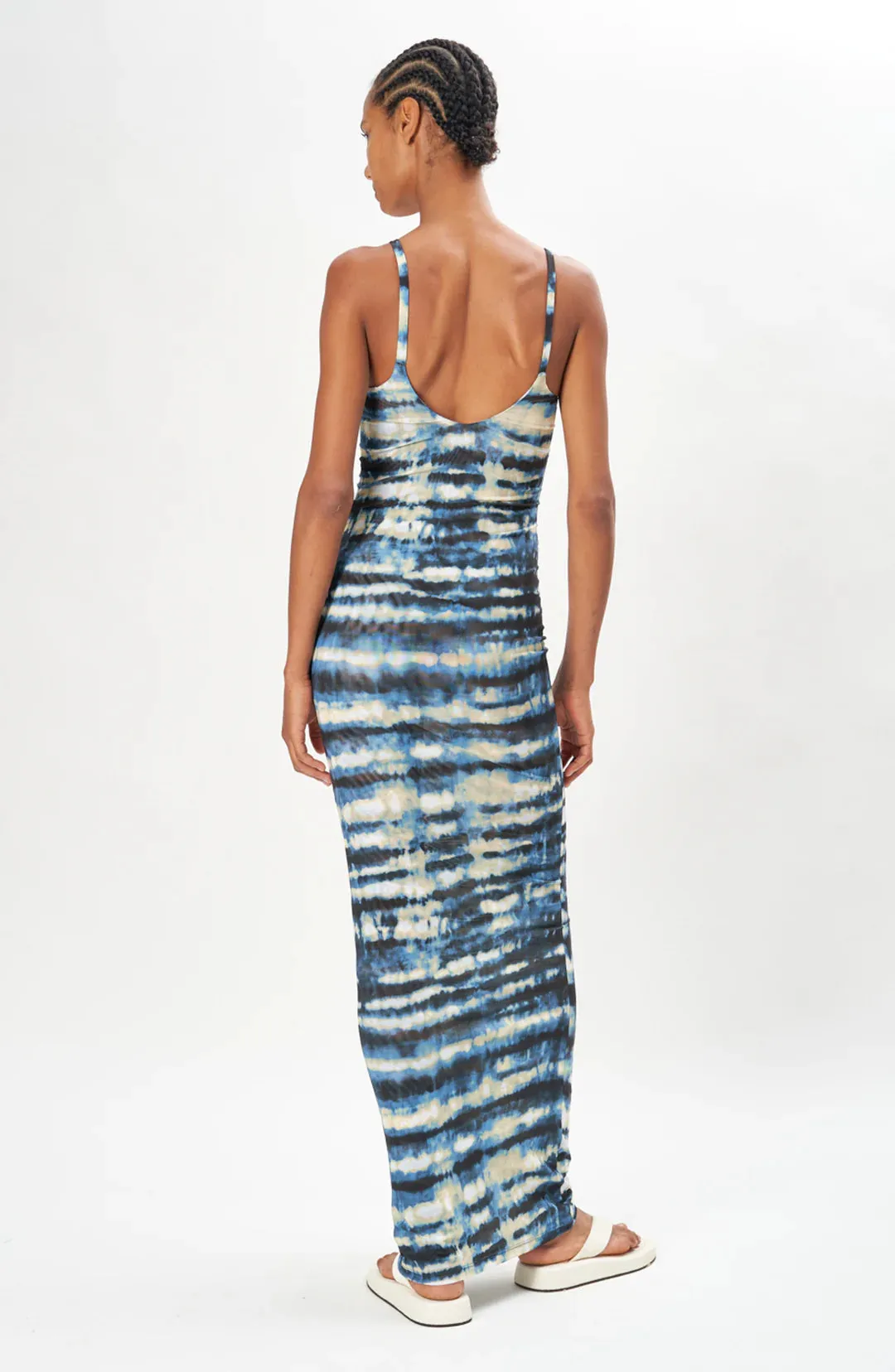 Rozio Dress - Tie Dye Blue