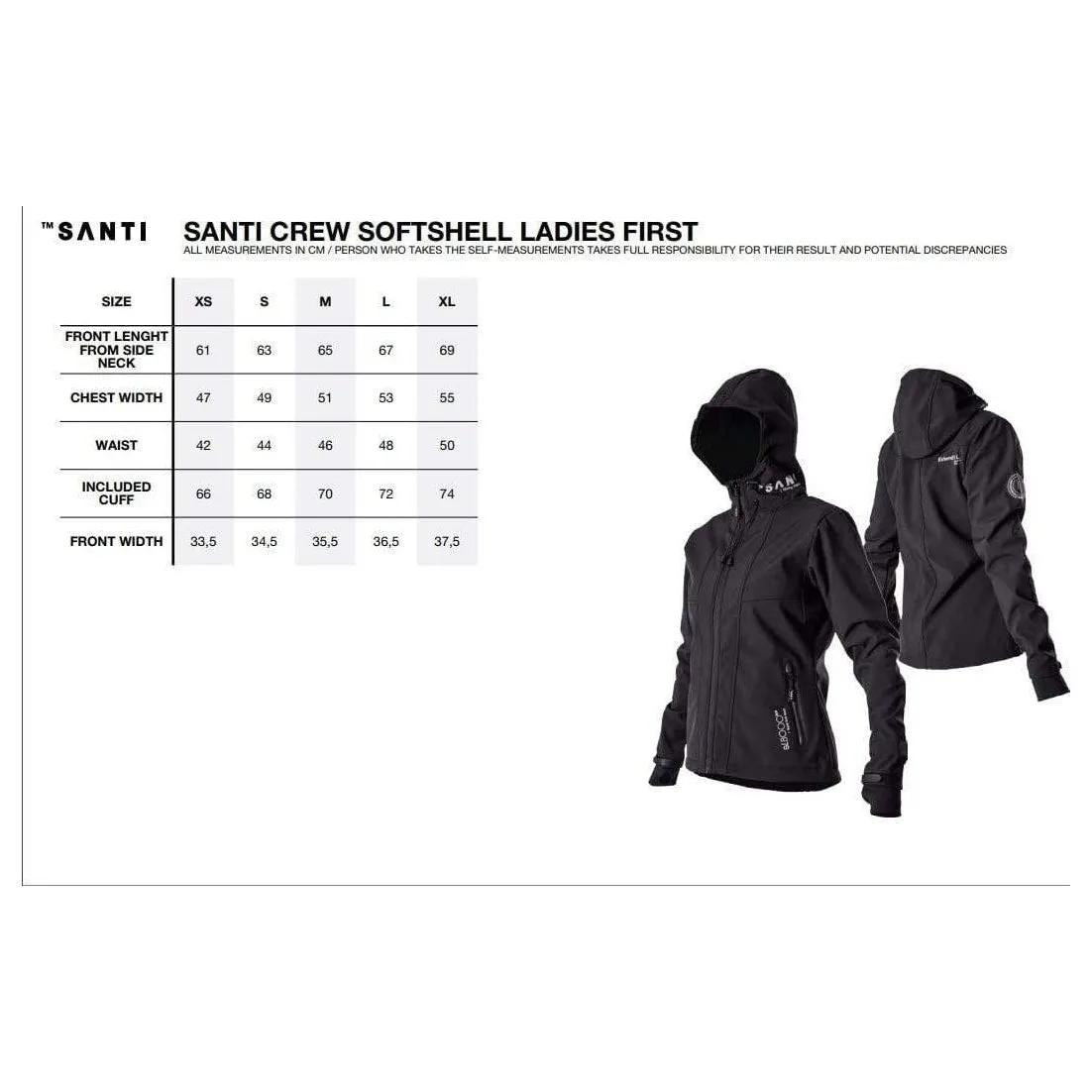 Santi Crew - Softshell Ladies First - CLEARANCE