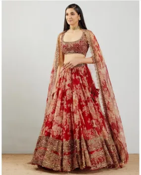 SHRADDHA-KAPOOR-RED-FLORAL-GEORGETTE-LEHENGA