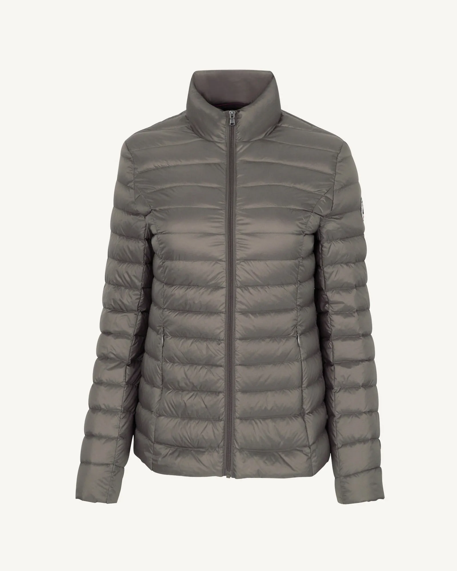 Taupe Lightweight down jacket Mat