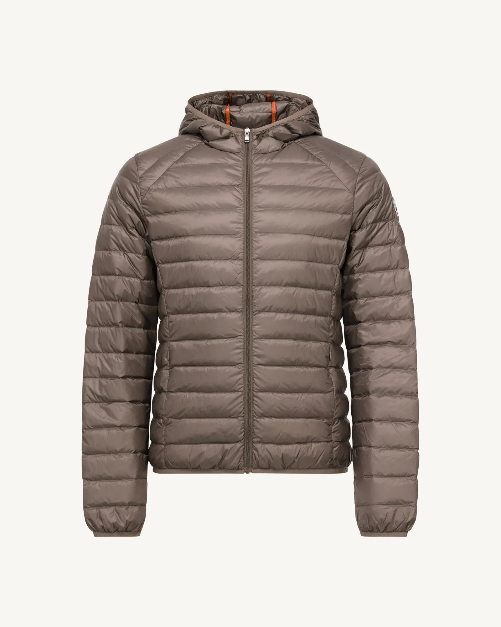 Taupe Lightweight down jacket Nico