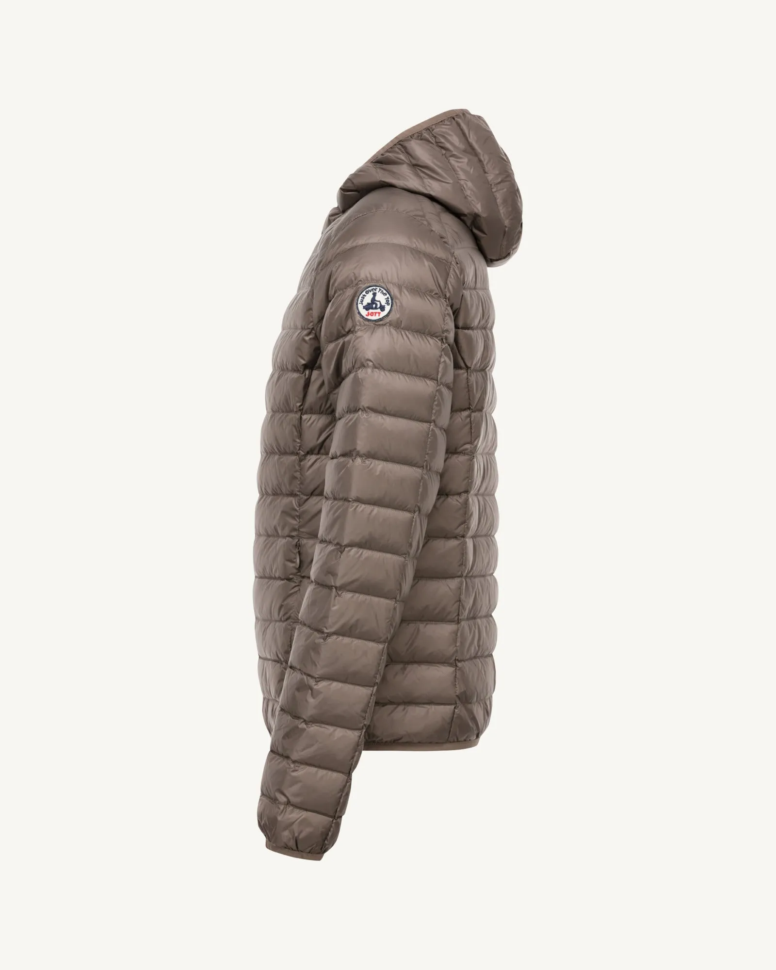 Taupe Lightweight down jacket Nico