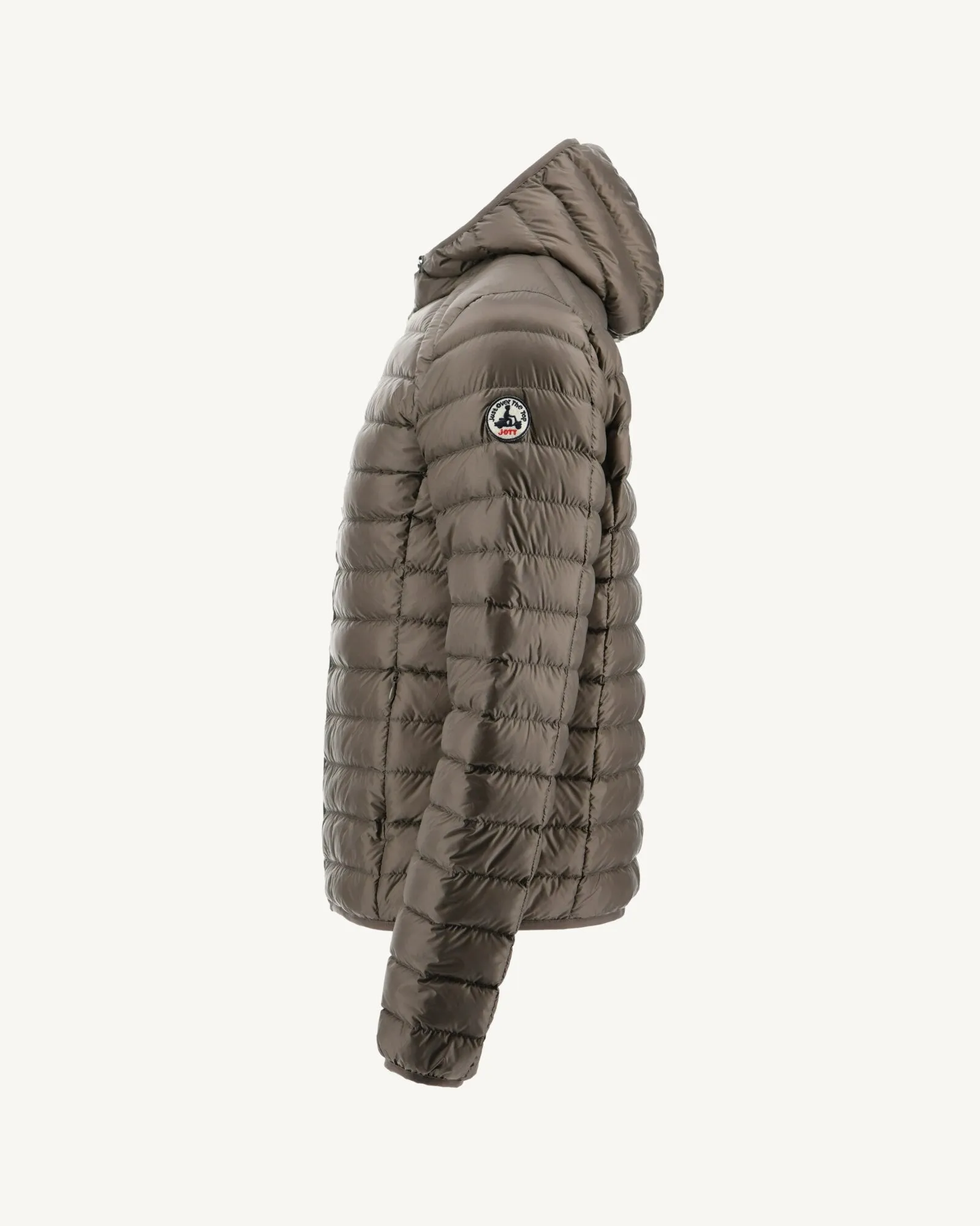 Taupe Lightweight down jacket Nico