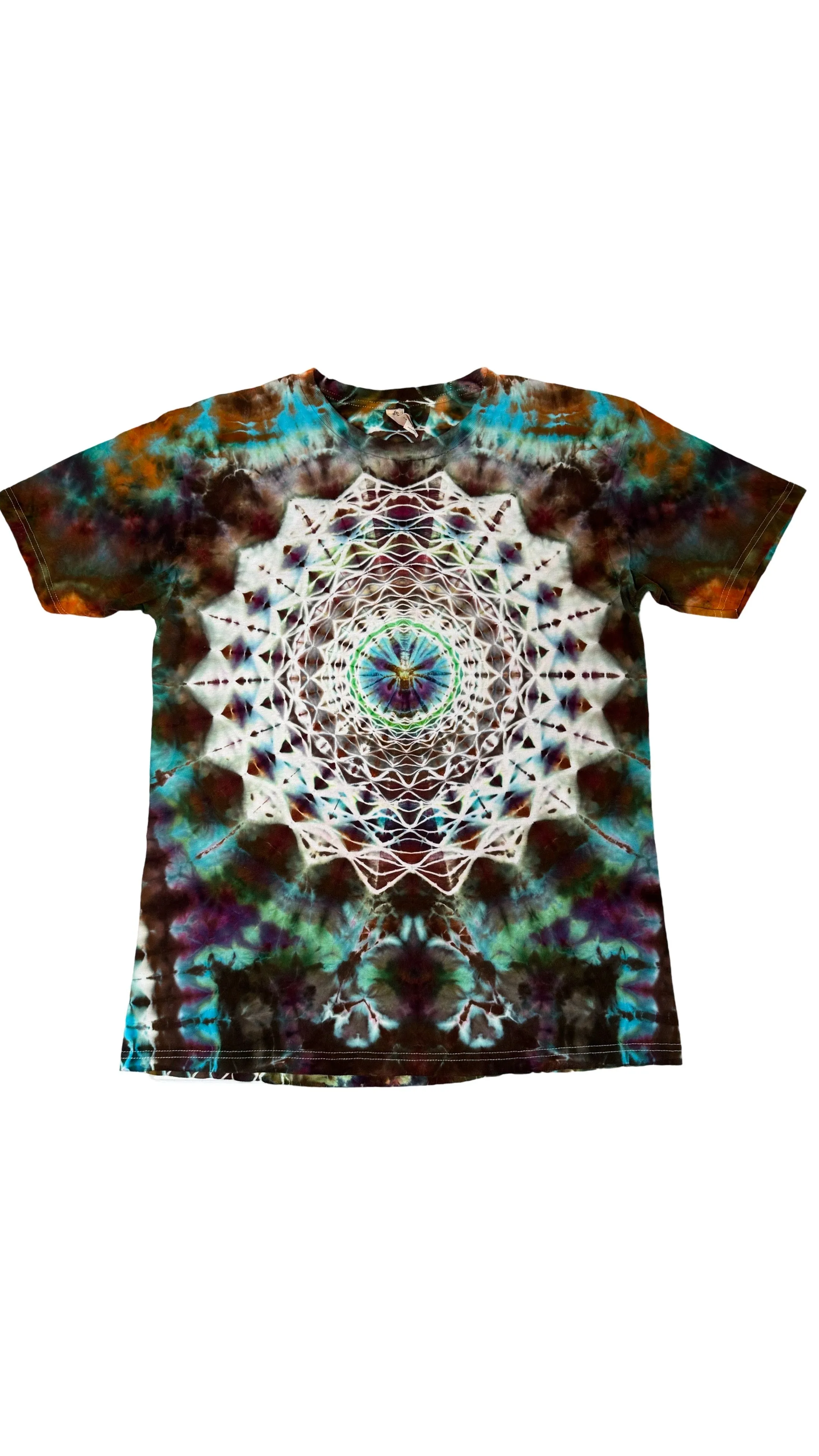 Terra Fusion Mandala Tie Dye Tee Shirt