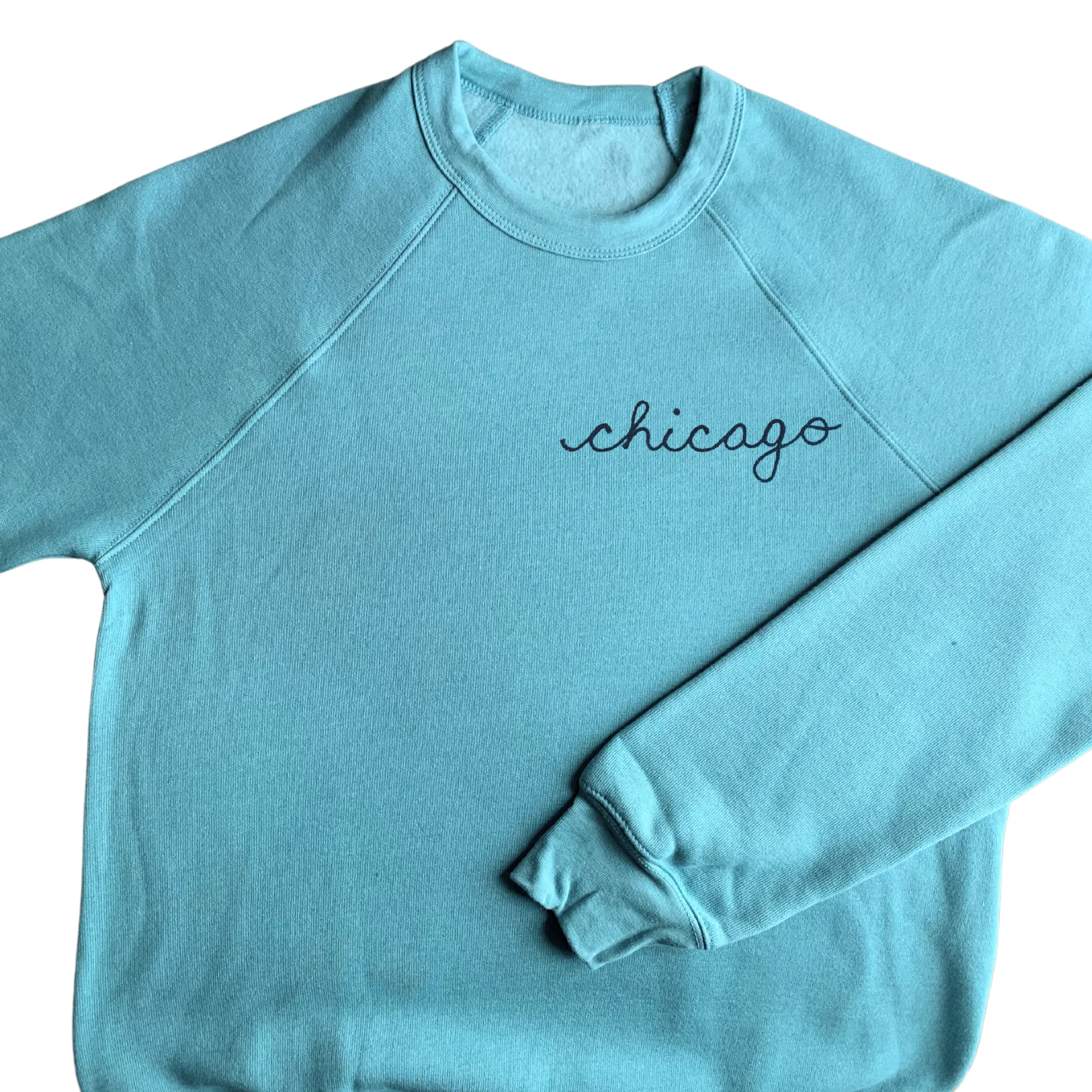 The Adult Chainstitch Sweatshirt - Dusty Blue