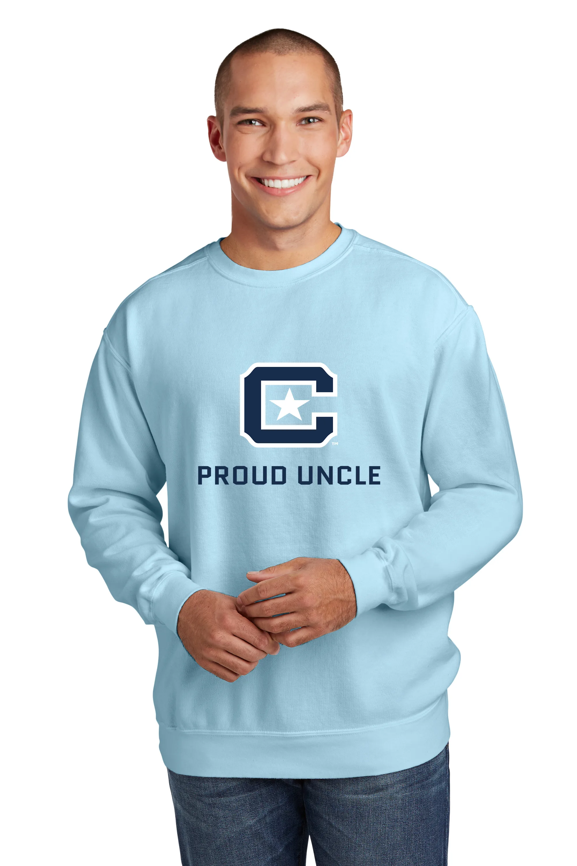 The Citadel Block C, Proud Uncle, Comfort Colors ® Ring Spun Crewneck Sweatshirt
