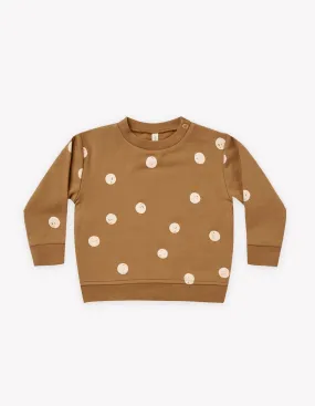 The Fleece Sweatshirt by Quincy Mae - Walnut - BABY