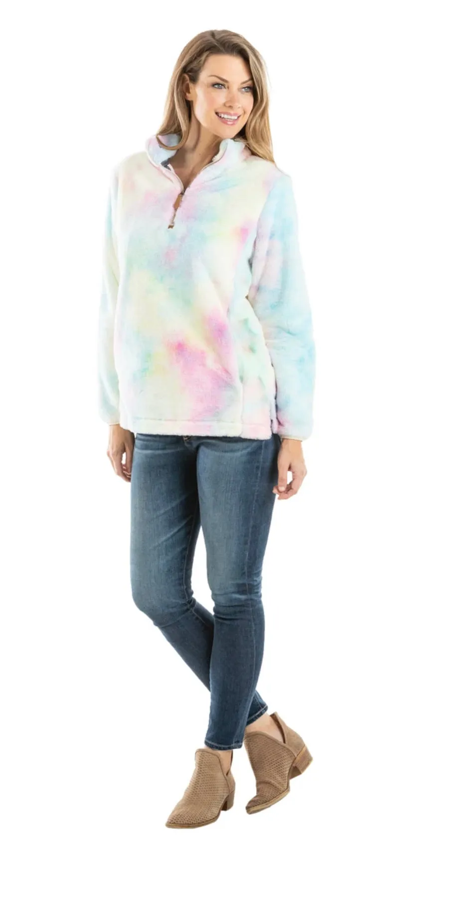 Tie Dye Pastel Pullover