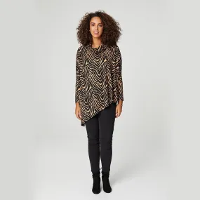 Tiger Long Sleeve Poncho